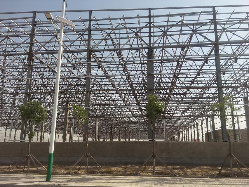 偃师汽车工业厂房网架